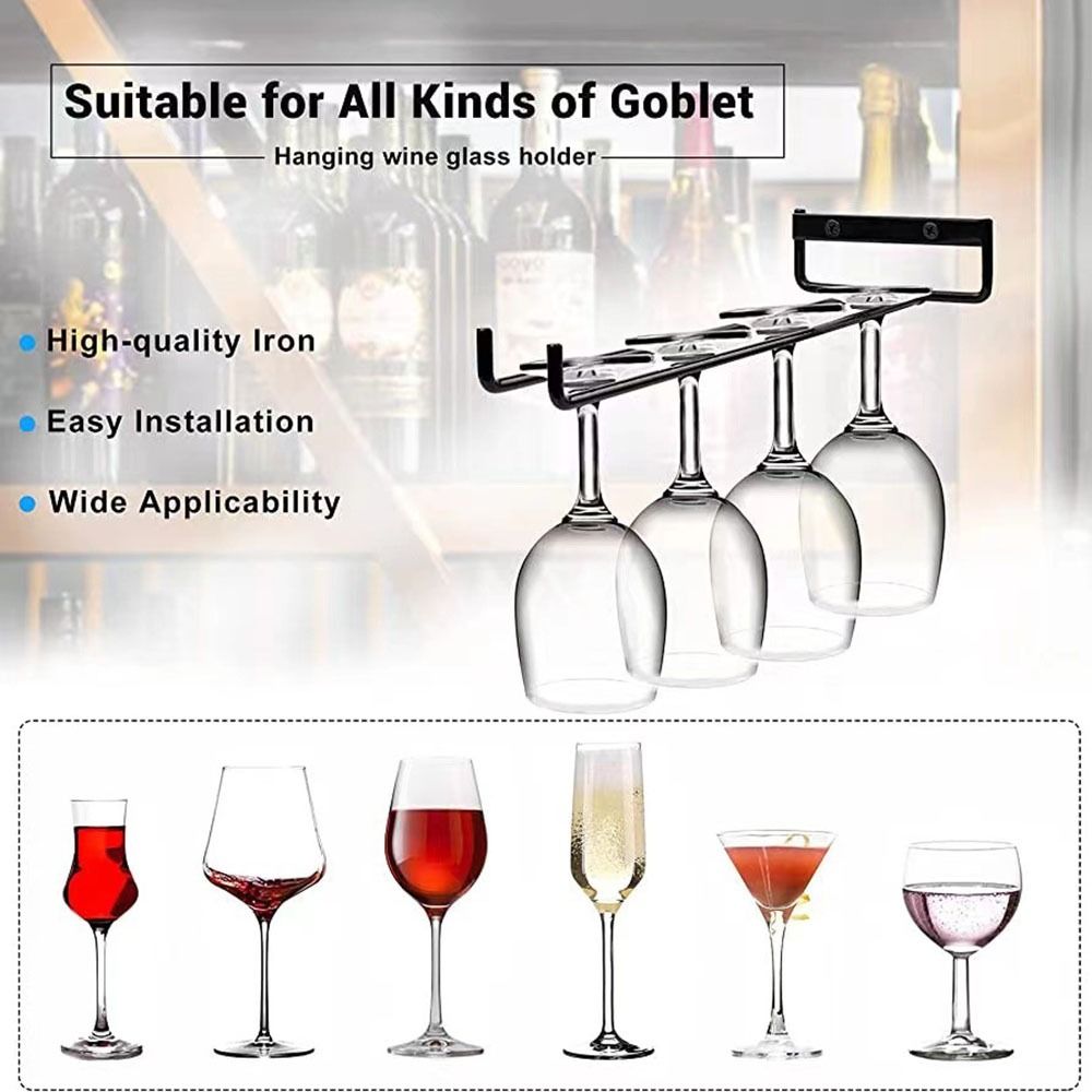 Wall Mounted Stemware Holder K - đánh giá và giá Kitchen Gadgets Organizer