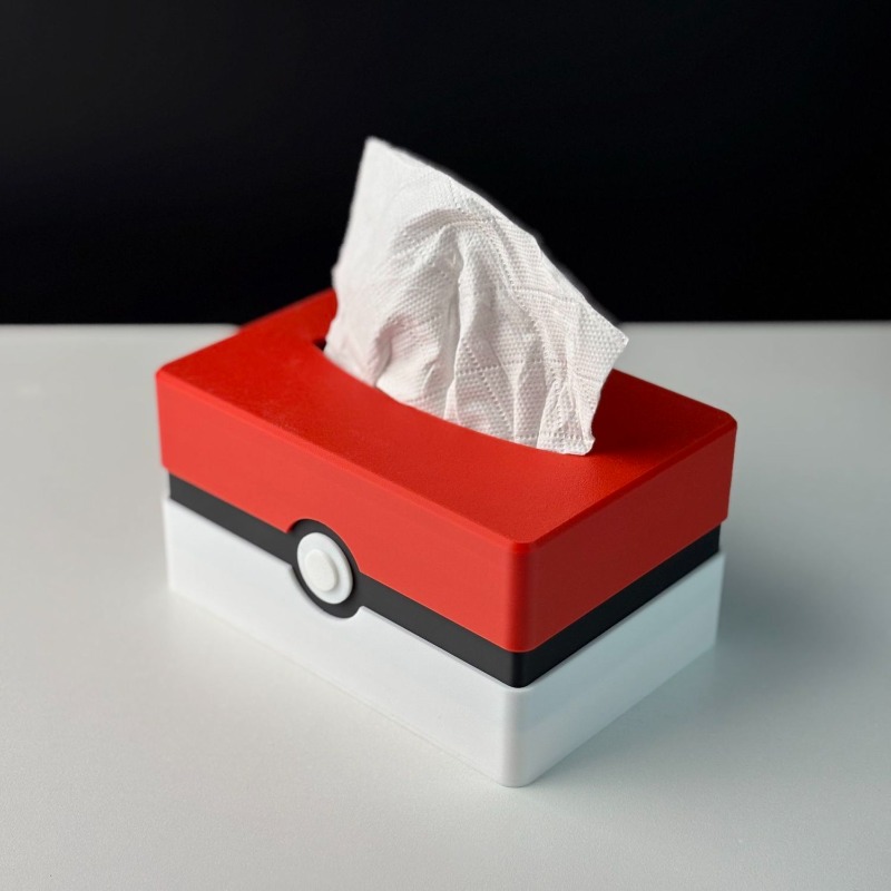 Cartoon Poke  Ball Tissue Box  - đánh giá và giá Kitchen Gadgets Organizer