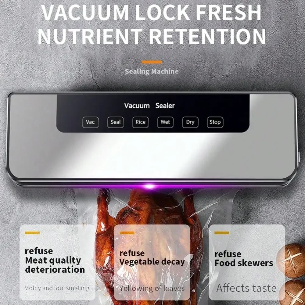 Touch Button Electric Vacuum S - đánh giá và giá Kitchen Gadgets Organizer