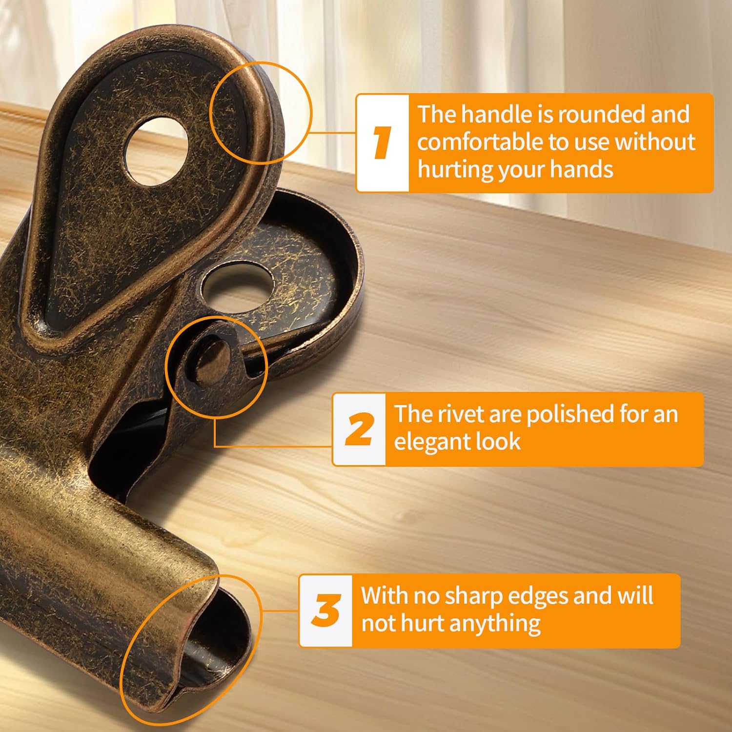Bulldog Clips, 3 Pcs Binder Cl - đánh giá và giá Kitchen Gadgets Organizer