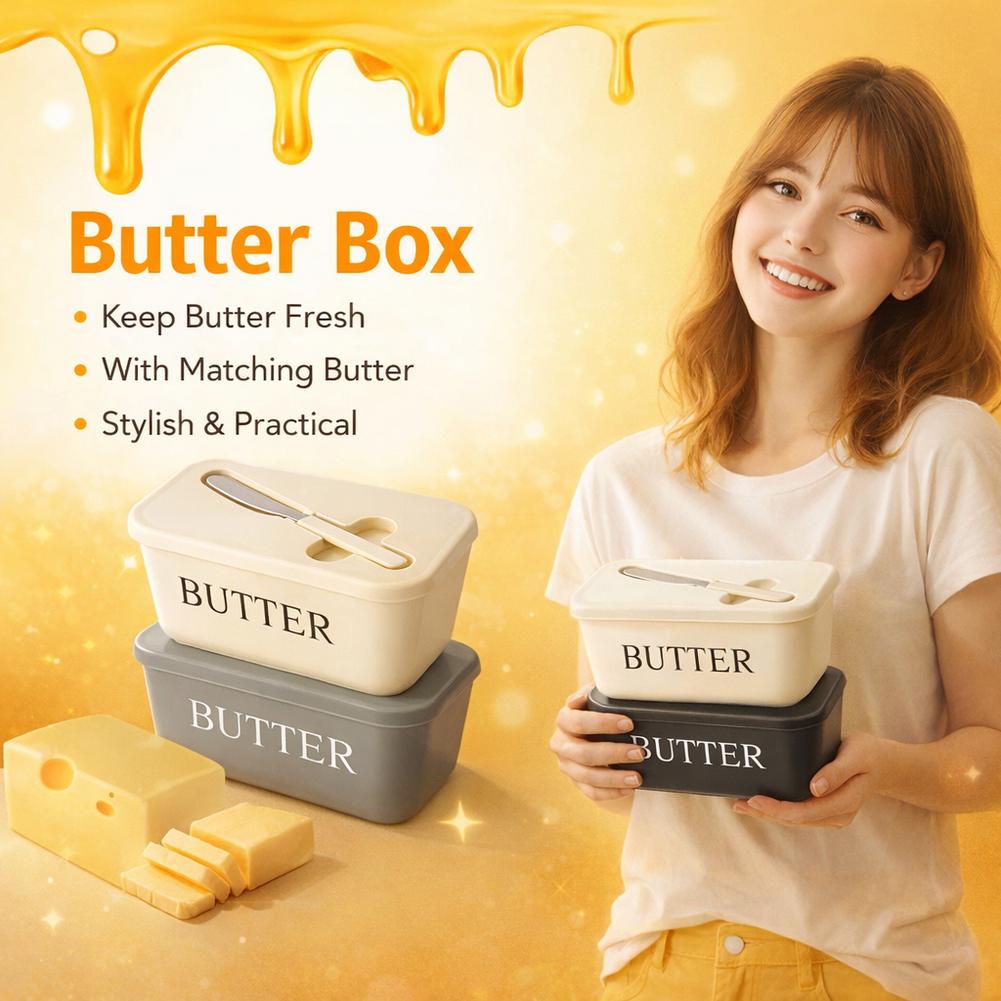 PP Butter Dish with Lid & Spre - đánh giá và giá Kitchen Gadgets Organizer